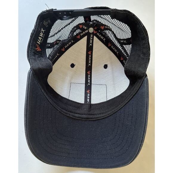 Hawx Work Gear Snapback Cap Gray Black Mesh - Picture 5 of 8